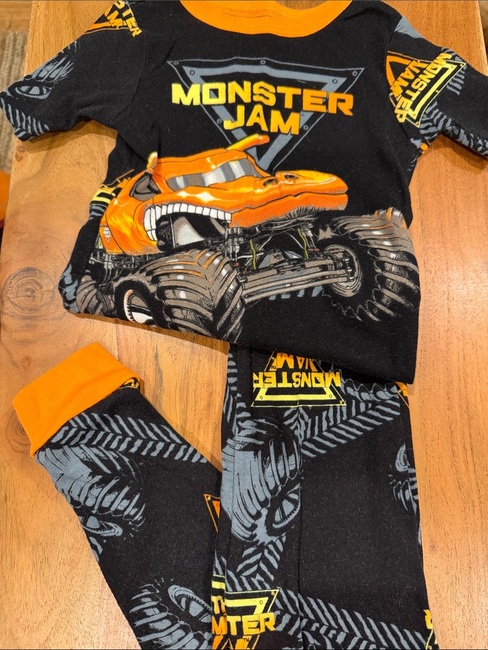 Monster Jam Matching Pajama Set - Picture 1 of 2